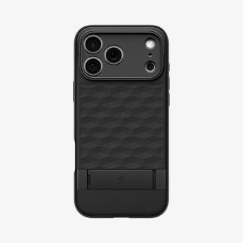 Funda para móvil Spigen Parallax S TPU Negra con MagSafe y soporte para iPhone 17 Pro