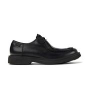 camper para hombre k100999-001 zapatos de piel norman negro 40 plano cordones casual