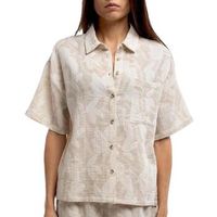teddy smith camisa floral para mujer