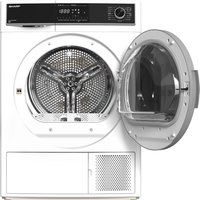 kd-hhh9s7gw2-en 9 kg heat pump tumble dryer - white white
