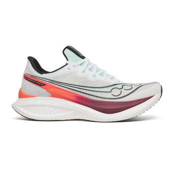 Zapatillas Saucony Endorphin Pro 5 Blanco Rojo SS26, Talla 42.5 - EUR