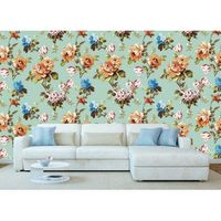 fotomural vinilo tulipanes franceses calidos 350 x 250 cm
