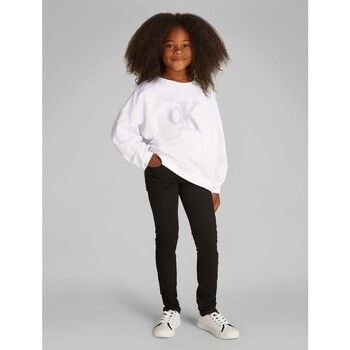 Calvin Klein Jeans Polar Metallic Ck Ls Cn Sweatshirt para niña
