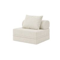 sofa modular 1 lugar convertible terciopelo regular  beige