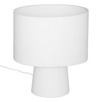 eira lampara de tela h45cm blanco