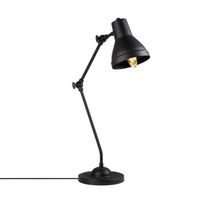 lampara de mesa mixed-11510 oro negro metal