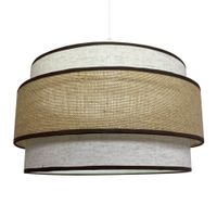 lampara colgante origninal natural de 3 pantallas