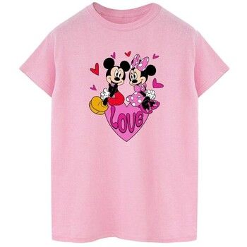 Disney Camiseta Love Heart para mujer