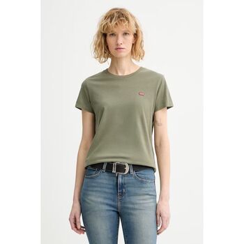 Levis Tops y Camisetas 39185 0404 - THE PERFECT TEE-DEEP LICHEN GREEN para mujer