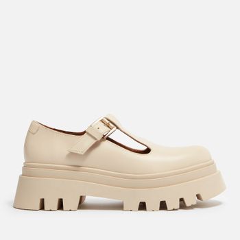 ALOHAS Women's Diane Leather Mary Jane Flats - UK 7-7.5