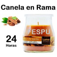 velas aromaticas velas lumar canela en rama en vaso de vidrio perfumadas 24 horas duracion