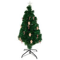 arbol de navidad de fibra optica de 53 led h120cm