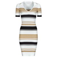 guess vestido evie striped polo dress para mujer