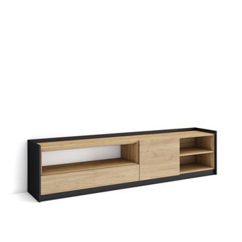 Mueble Tv, Televisión, Muebles De Salón, Almacenaje, 207x50x37 Cm, Para Tv Hasta 80