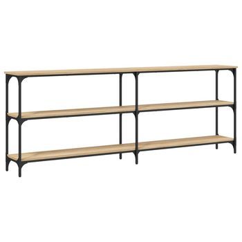 Mesa Consola，mesa De Entrada，mesa Auxiliar Madera De Ingeniería Roble Sonoma 200x29x75 Cm