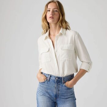 Levis Camisa 005NJ 0018 ELAINE UTILITY SHIRT-CLOUD DANCER para mujer