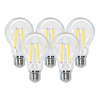 Aigostar Bombilla LED E27 Filamento Retro Vintage 4W (Equivalente a 40W), Blanco Frío 6500K, 470 Lúmenes, ángulo de Apertura: 360°, No Regulable, 5 Unidades
