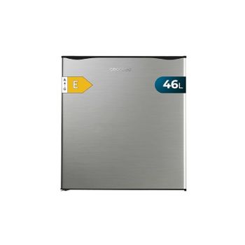 Cecotec Mini Nevera Frigorífico de 46 L GrandCooler 20000 L SilentCompress Inox. Altura 48,7cm, 48 cm de Ancho, Bajo Consumo