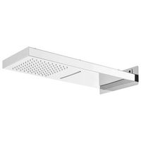 cabezal de ducha de pared acero inoxidable 201 plateado vidaxl