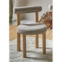 silla nassor rizo suave topo 40x52x80 cms