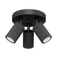 plafon moto negro 3 luces