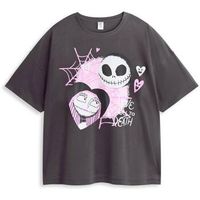 nightmare before christmas camiseta m ns8597 para mujer