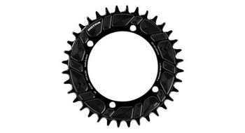 Rotor round rings mtb bcd 100x4 plato redondo 10 11 12 velocidad negro