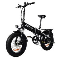 bicicleta electrica plegable pixar star1 bateria extraible de 48 v y 15 ah color negro