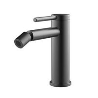 kibath grifo de bidet monomando gun metal acabado grafito  antracita mate fabricado en laton