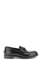 mocasines de piel envejecida black 38