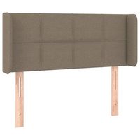 cabecerocabecero camapanel de cabecera de tela gris taupe 103x16x7888 cm