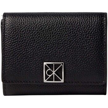 Calvin Klein Jeans Cartera Emblem Hw Pebble Trifold W/Zip para mujer
