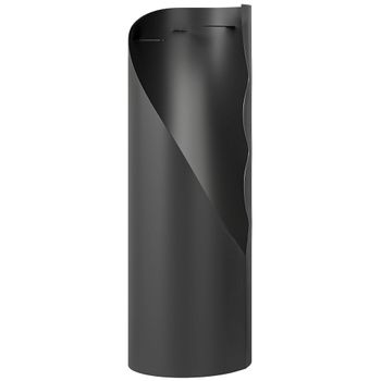 Outsunny Juego de Utensilios para Chimenea de 4 Piezas de Metal con Escoba Pala Atizador y Cubo 20x20x65 cm Plateado