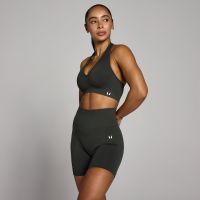 sujetador de cuello halter sin costuras tempo para mujer de mp - gris noche - s