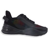 guess deportivas moda sneaker donna running nabuk multicolor black fl6b2lele12 para mujer