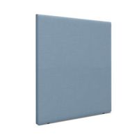 cabecero de lino natural liso hasta el suelo 110x120cm camas 105 - azul