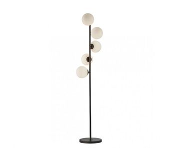 Lampara de pie metal color negro serie inoa 34cm