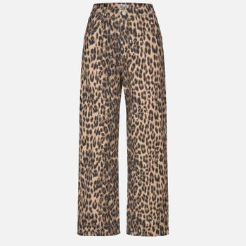 Baum Und Pferdgarten Nara Leopard-Print Denim Jeans - EU 42 /UK 14