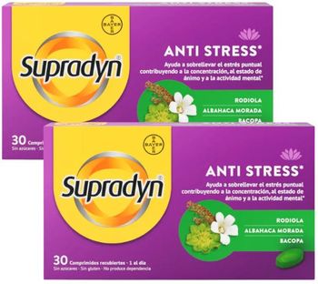 Supradyn Anti Stress Concentración y Memoria 2x30 Comprimidos FORMATO AHORRO