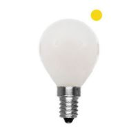 bombilla led e14 g45 luz calida redonda mate 4w