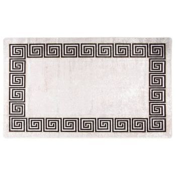 Alfombra De Dormitorio | Felpudo | Alfombra Lavable Antideslizante Beige Claro 120x180 Cm Cfw730888