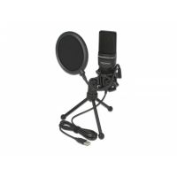 microfono delock 66331 usb cardioide con filtro pop y soporte antideslizante