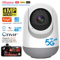camara wifi tuya de 4mp camara ip inalambrica de doble banda 245g para interiores con deteccion ia y seguimiento automatico monitor de bebe para hogar inteligente