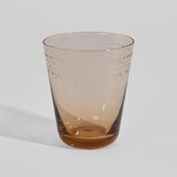 vaso de cristal tallado