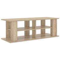 soporte para tv roble sonoma 96 x 35 x 335 cm vidaxl