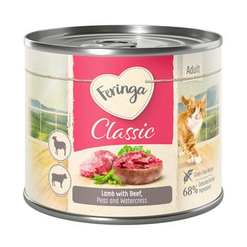 Feringa Classic Meat Menu 24 x 200 g - Pack Ahorro - Cordero y vacuno