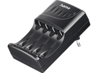 cargador para pilas - hama 00223553 universal pilas aa y aaa negro