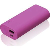 goji g6pb6pk16 portable power bank - pink pink