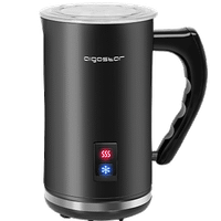 aigostar capu - espumador de leche electrico 500w 3 modos espuma leche calientefria para cafe latte cappuccinochocolate 115ml240ml recubrimiento antiadherente silencioso negro
