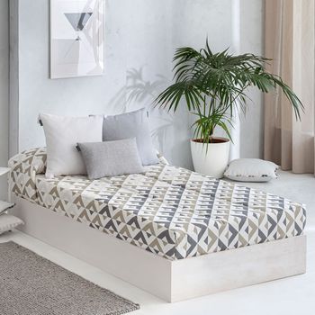 Edredón Ajustable Murcia Gris, 105cm